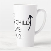 My Favorite Child Gave Me This Minimalist Funny カフェラテマグ (右)