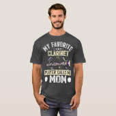 My Favorite Clarinet Player Calls Me Mom Mother Tシャツ (正面フル)