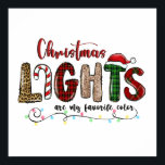 My Favorite Color Is Christmas Lights ポスター<br><div class="desc">My Favorite Color Is Christmas Lights</div>
