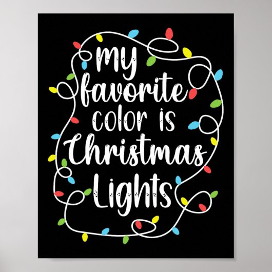 My Favorite Color Is Christmas Lights  ポスター (正面)