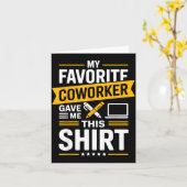 My Favorite Coworker Gave Me This  カード (黄色い花)