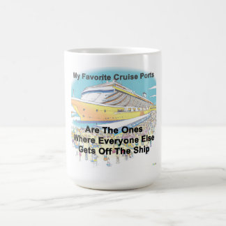 My Favorite Cruise Ports coffee mug コーヒーマグカップ
