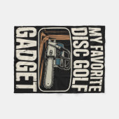 My Favorite Disc Golf Gadget Funny Disc Golf _3  フリースブランケット (正面(横))