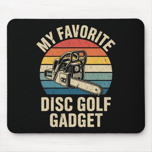 My Favorite Disc Golf Gadget Funny Disc Golf _4  マウスパッド (正面)