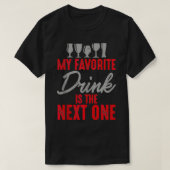 My favorite drink is the net one party graphic des tシャツ (デザイン正面)