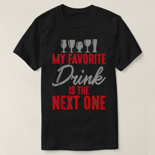 My favorite drink is the net one party graphic des tシャツ (デザイン正面)