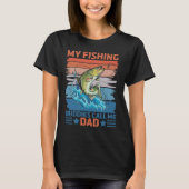 My Favorite Fishing Buddies Call Me Dad Father Son Tシャツ (正面)