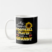 My Favorite Football Player Calls Me Granny コーヒーマグカップ (左)