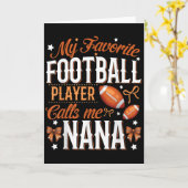 My Favorite Football Player Calls Me Nana Football カード (黄色い花)