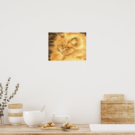My favorite ginger cat ポスター (キッチン)