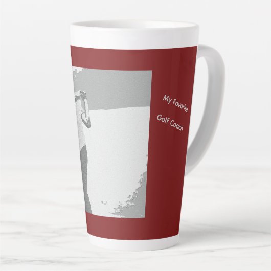 My Favorite Golf Coach カフェラテマグ (右アングル)