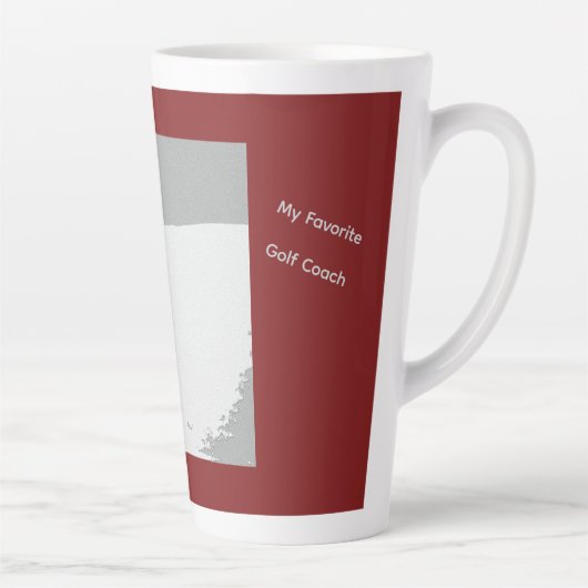 My Favorite Golf Coach カフェラテマグ (右)