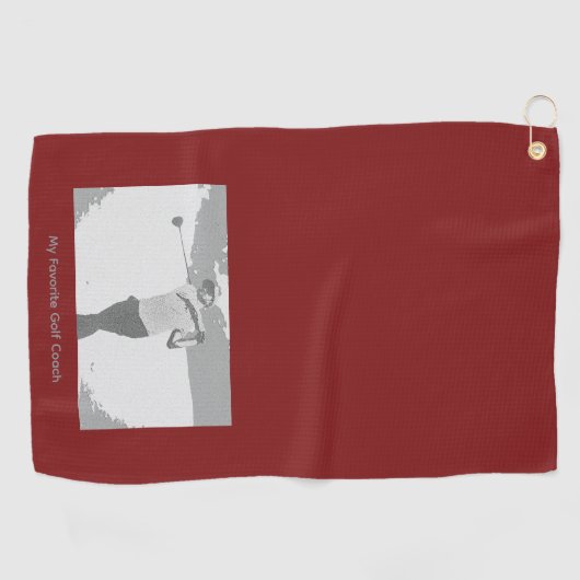 My Favorite Golf Coach ゴルフタオル (横)