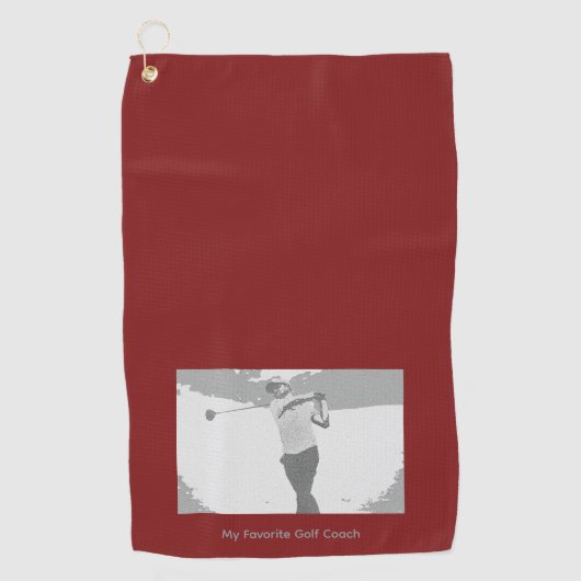 My Favorite Golf Coach ゴルフタオル (正面)