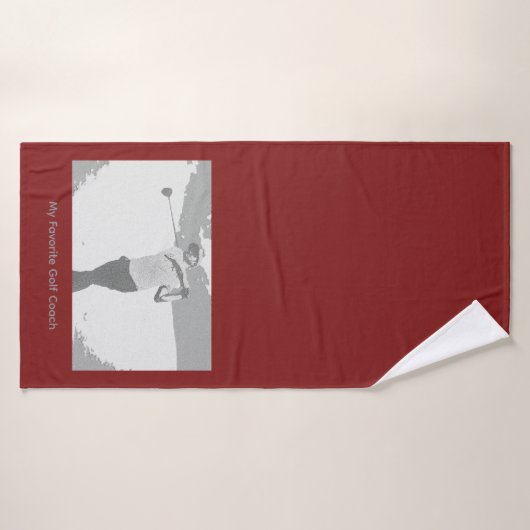 My Favorite Golf Coach バスタオル (バスタオル)