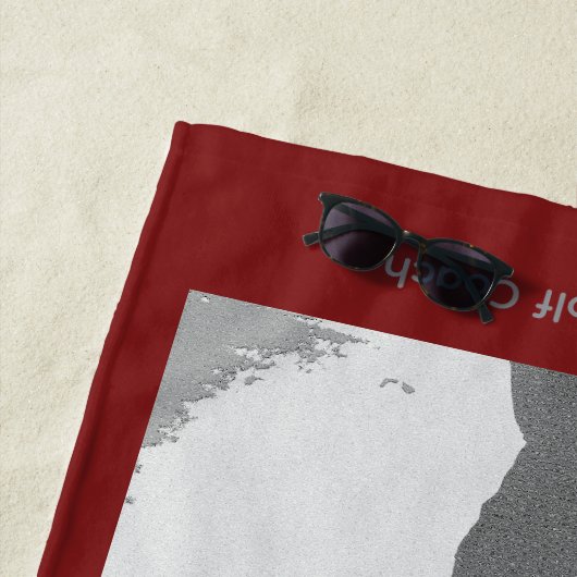 My Favorite Golf Coach ビーチタオル (インサイチュ)