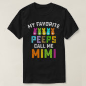 My Favorite Grandchild Call Me Mimi Easter Day Fun Tシャツ (デザイン正面)