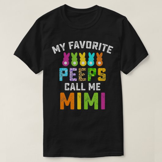 My Favorite Grandchild Call Me Mimi Easter Day Fun Tシャツ (デザイン正面)