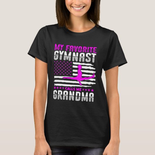 My Favorite Gymnast Calls Me Grandma Gymnastic   1 Tシャツ (正面)