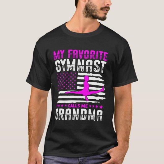 My Favorite Gymnast Calls Me Grandma Gymnastic   1 Tシャツ (正面)
