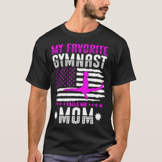 My Favorite Gymnast Calls Me Mom Gymnastic 1 Tシャツ (正面)