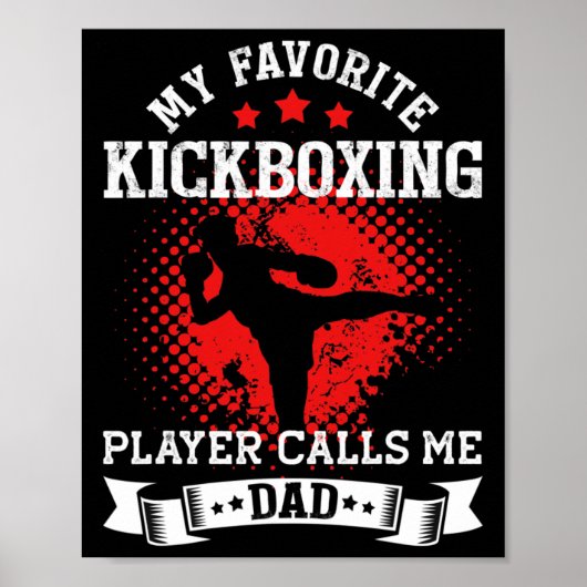 My Favorite Kickboxing Player Calls Me Dad Kickbox ポスター (正面)