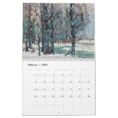 My Favorite Paintings – 2026 Calendar カレンダー (2月 2026)