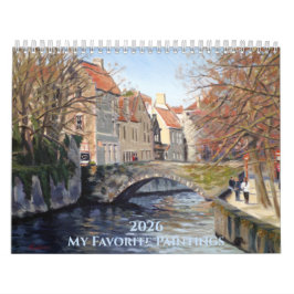 My Favorite Paintings – 2026 Calendar カレンダー