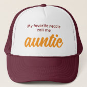 My Favorite People Call me Auntie キャップ (正面)