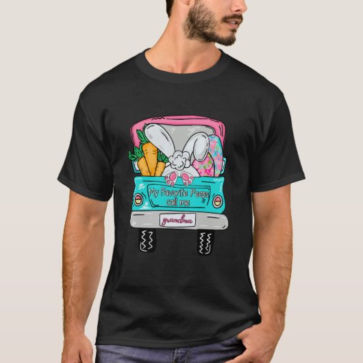 My Favorite People call me Grandma Bunny Grandma E Tシャツ (正面)