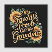 My Favorite People Call Me Grandma Mother's Day (正面)
