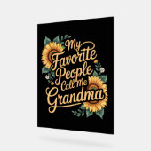 My Favorite People Call Me Grandma Mother's Day アクリルサイン (傾斜)