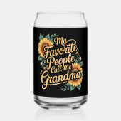 My Favorite People Call Me Grandma Mother's Day ガラス缶 (正面)