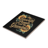 My Favorite People Call Me Grandma Mother's Day タイル (側面)