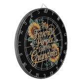 My Favorite People Call Me Grandma Mother's Day ダーツボード (正面左)