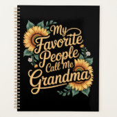 My Favorite People Call Me Grandma Mother's Day プランナー手帳 (正面)