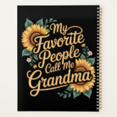 My Favorite People Call Me Grandma Mother's Day プランナー手帳 (裏面)
