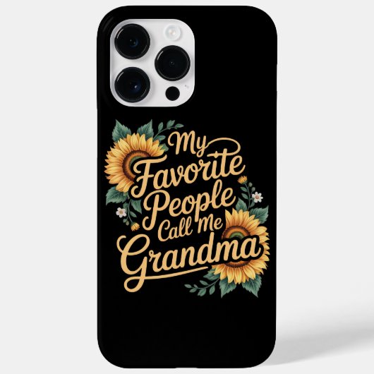 My Favorite People Call Me Grandma Mother's Day Case-Mate iPhoneケース (裏面)