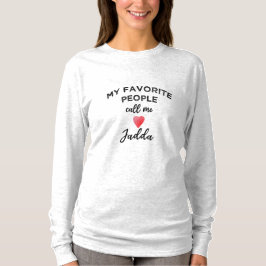 My Favorite People Call Me Jadda Grandma Arabic Tシャツ