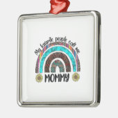 My Favorite People Call Me Mommy メタルオーナメント (左)