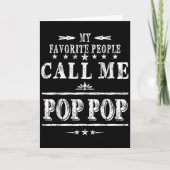 My Favorite People Call Me Pop Pop カード (正面)