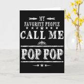 My Favorite People Call Me Pop Pop  カード (黄色い花)