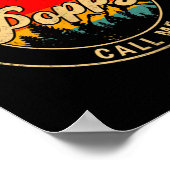 My Favorite People Call Me Ppy Retro For Papa Gran ポスター (角)