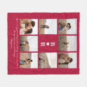 My Favorite Person Script Valentine's Day 8-Photo フリースブランケット (正面(横))