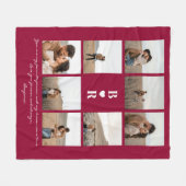 My Favorite Person Script Valentine's Day 8-Photo フリースブランケット (正面(横))