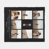 My Favorite Person Script Valentine's Day 8-Photo フリースブランケット (正面(横))