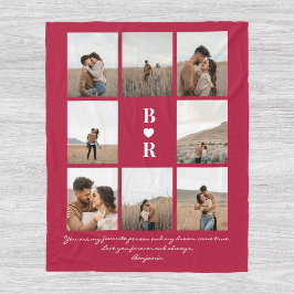 My Favorite Person Script Valentine's Day 8-Photo フリースブランケット