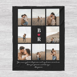 My Favorite Person Script Valentine's Day 8-Photo フリースブランケット