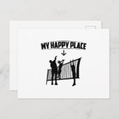 My Favorite Place | Volleyball Player Gift Idea ポストカード (正面/裏面)