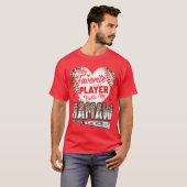 My Favorite Player Calls Me Mamaw Baseball Leopard Tシャツ (正面フル)